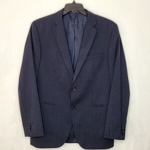 Hugo Boss Super 120 Pinstripe Two Button Virgin Wool Blazer Size 40R